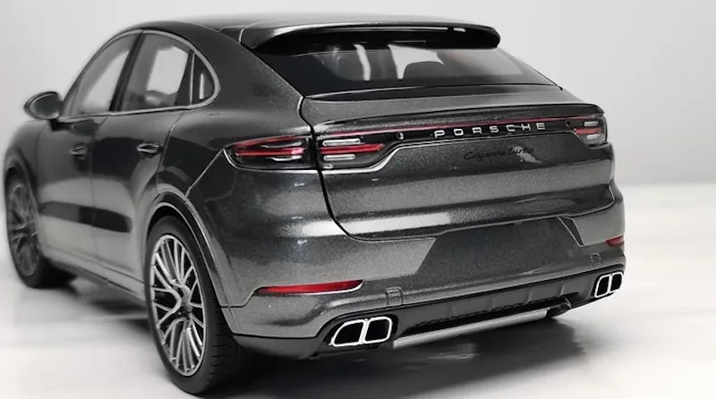 [Norev] 1:18 Porsche 2019 Cayenne Coupe Turbo Gray Model Car Die-Cast
