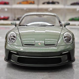 [Norev] 1:18 Porsche 2023 911 S/T Shark Green Model Car Die-Cast