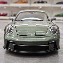 [Norev] 1:18 Porsche 2023 911 S/T Shark Green Model Car Die-Cast