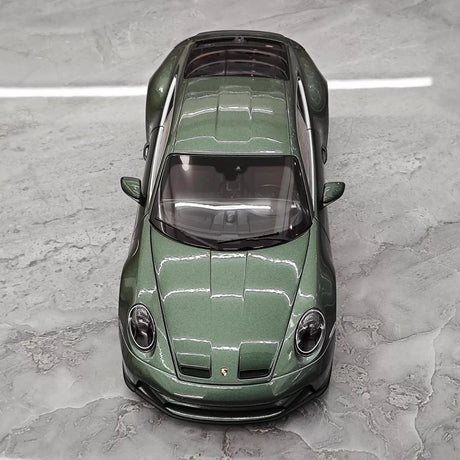 [Norev] 1:18 Porsche 2023 911 S/T Shark Green Model Car Die-Cast