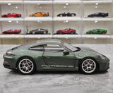 [Norev] 1:18 Porsche 2023 911 S/T Shark Green Model Car Die-Cast