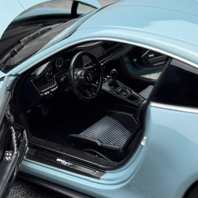 [Norev] 1:18 Porsche 2023 911 S/T blu modellino di auto Die-Cast