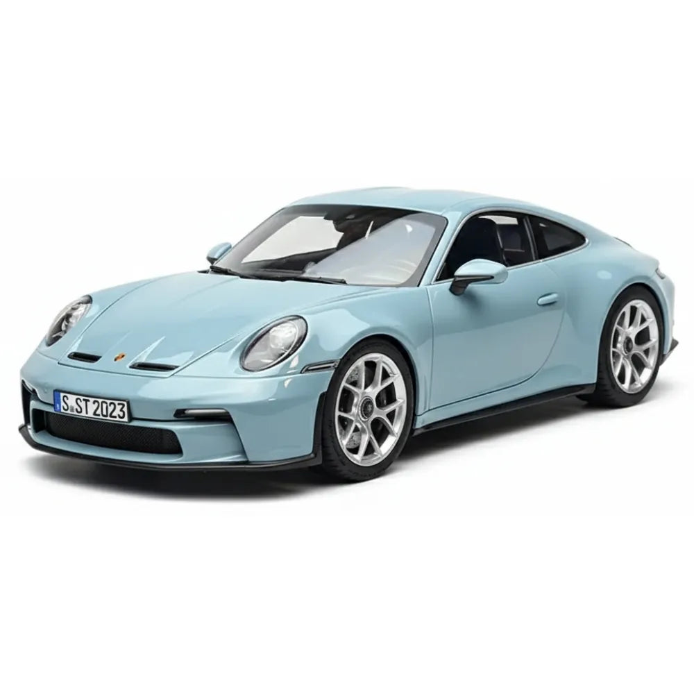 [Norev] 1:18 Porsche 2023 911 S/T blu modellino di auto Die-Cast