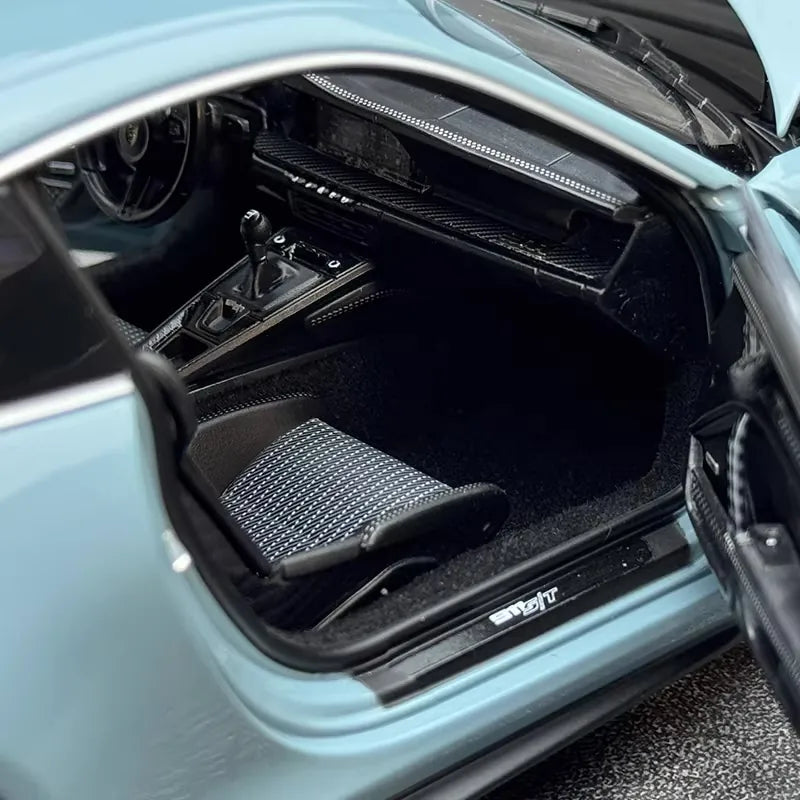 [Norev] 1:18 Porsche 2023 911 S/T blu modellino di auto Die-Cast