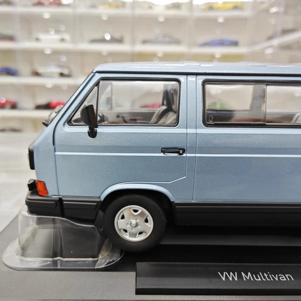 [Norev] 1:18 Volkswagen 1990 Multivan Blue Model Car Resin