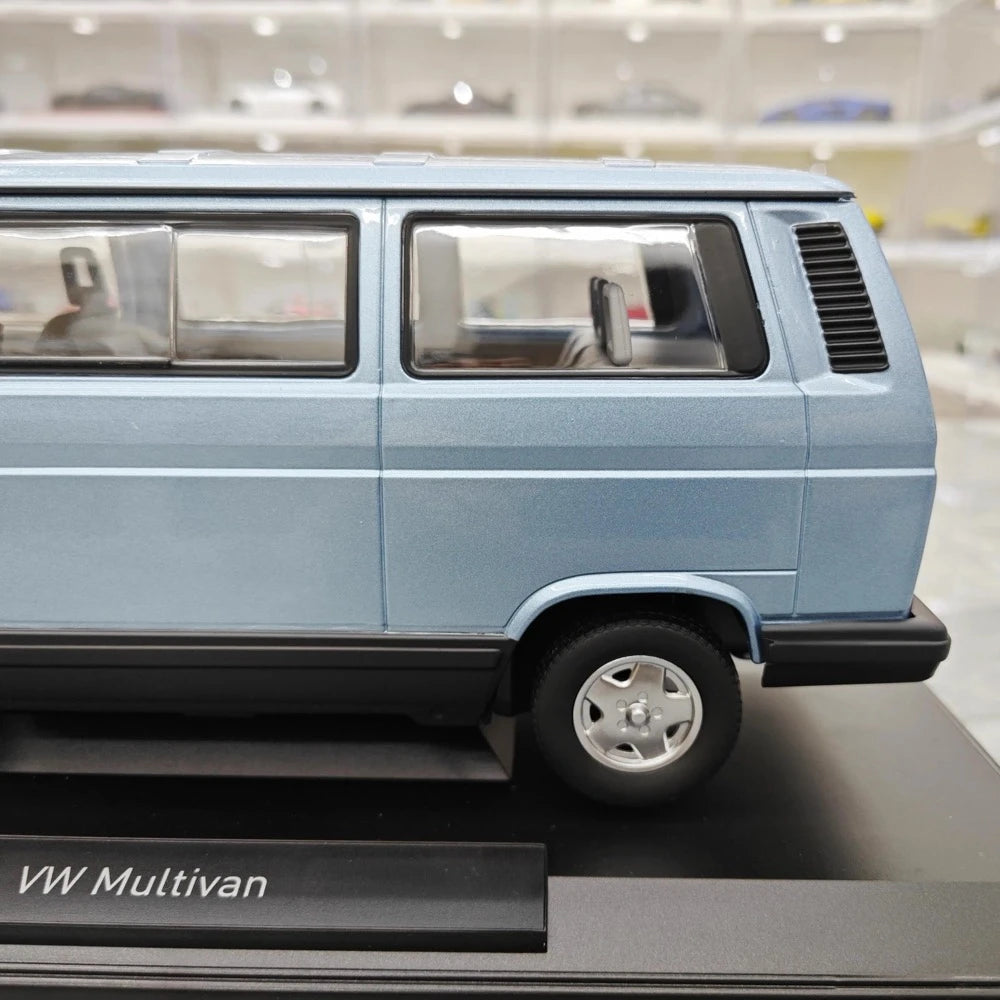 [Norev] 1:18 Volkswagen 1990 Multivan Blue Model Car Resin