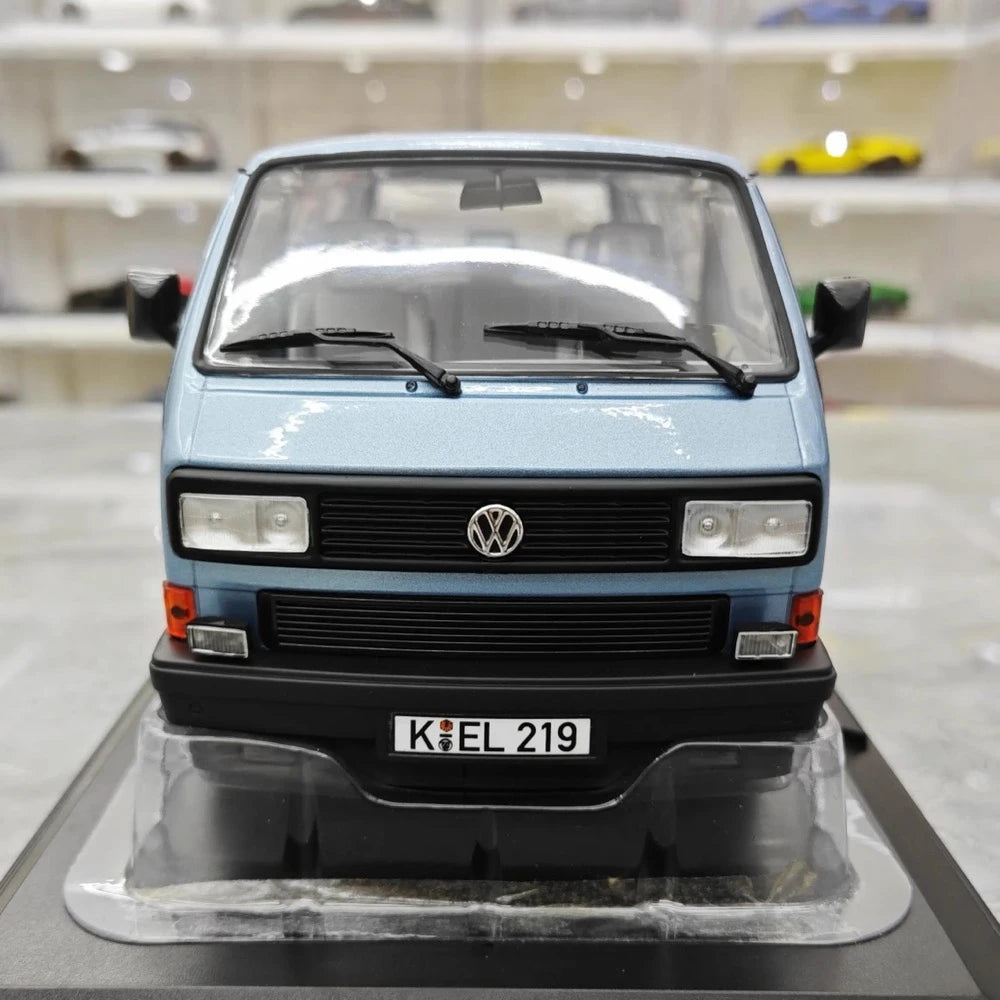 [Norev] 1:18 Volkswagen 1990 Multivan Blue Model Car Resin