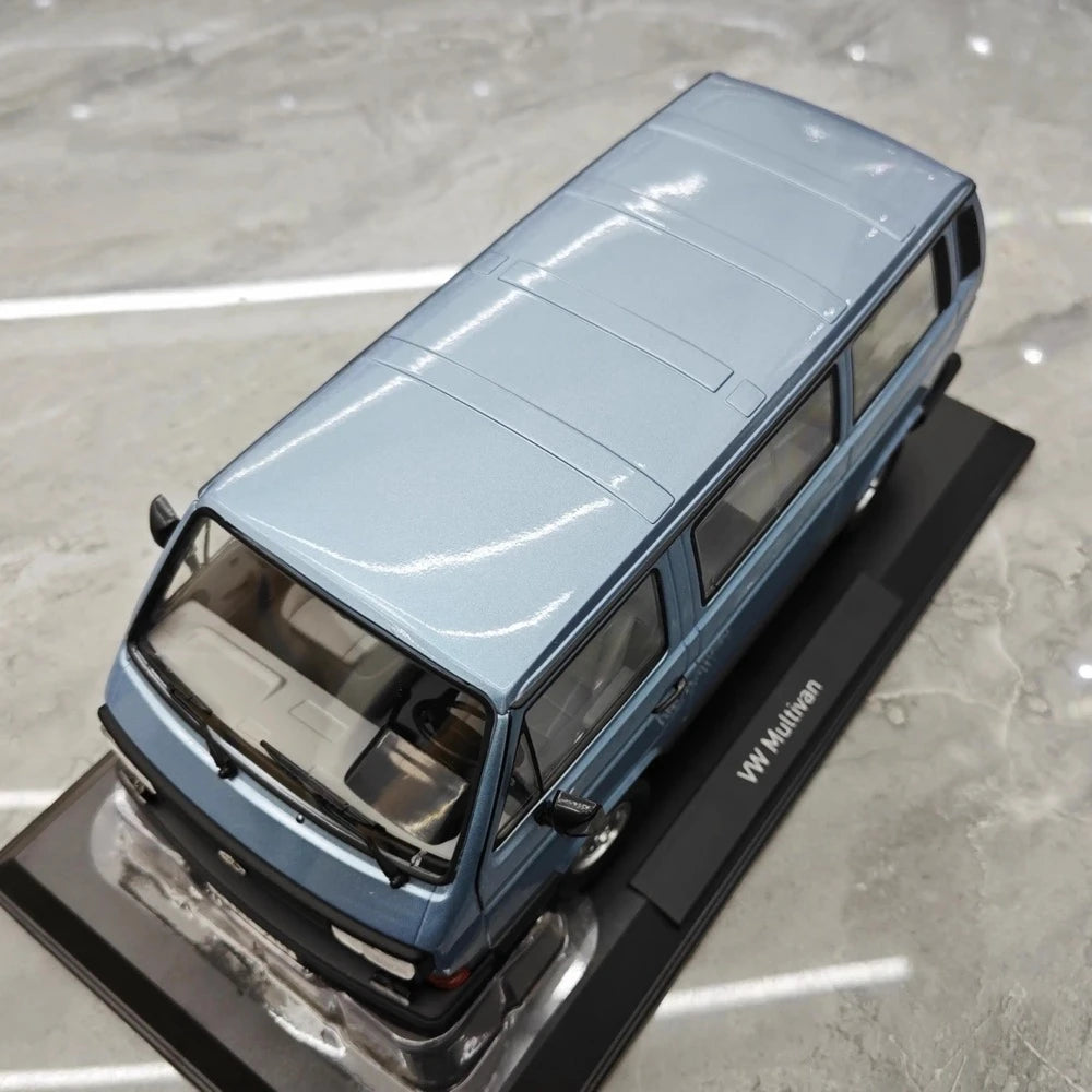 [Norev] 1:18 Volkswagen 1990 Multivan Blue Model Car Resin