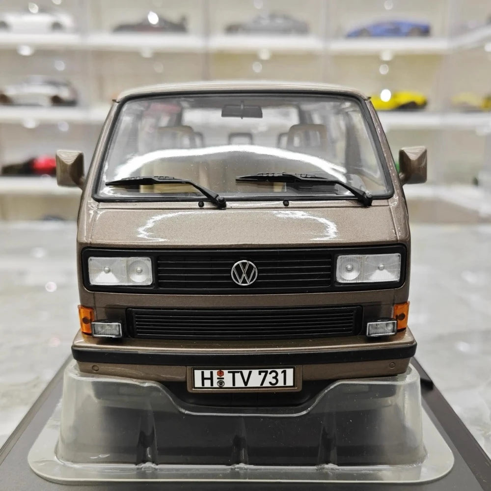 [Norev] 1:18 Volkswagen 1990 Multivan Brown Model Car Resin