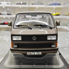[Norev] 1:18 Volkswagen 1990 Multivan Brown Model Car Resin