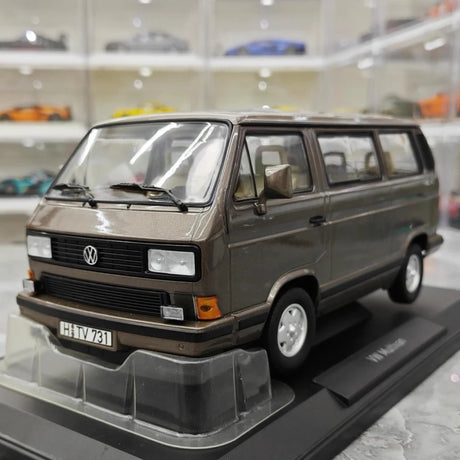[Norev] 1:18 Volkswagen 1990 Multivan Brown Model Car Resin
