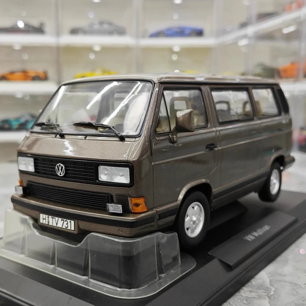 [Norev] 1:18 Volkswagen 1990 Multivan Brown Model Car Resin