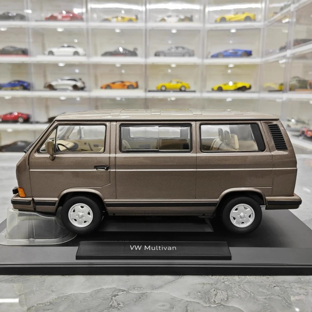 [Norev] 1:18 Volkswagen 1990 Multivan Brown Model Car Resin