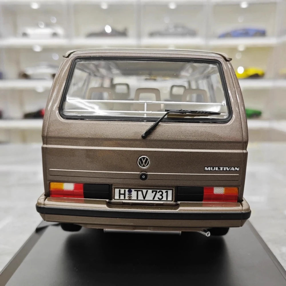 [Norev] 1:18 Volkswagen 1990 Multivan Brown Model Car Resin