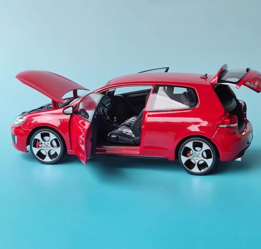 [Norev] 1:18 Volkswagen 2008 Golf GTI Mk6 Red Model Car Die-Cast