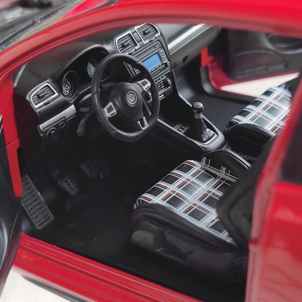 [Norev] 1:18 Volkswagen 2008 Golf GTI Mk6 Red Model Car Die-Cast