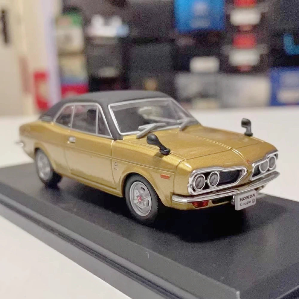 [Norev] 1:43 Honda 1970 1300 Coupe 9 Gold Model Car Die-Cast