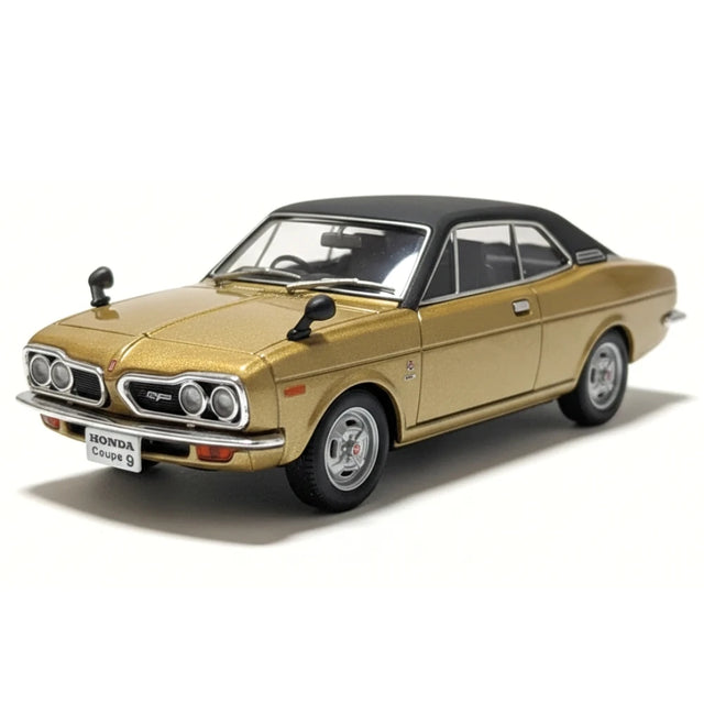 [Norev] 1:43 Honda 1970 1300 Coupe 9 Gold Model Car Die-Cast