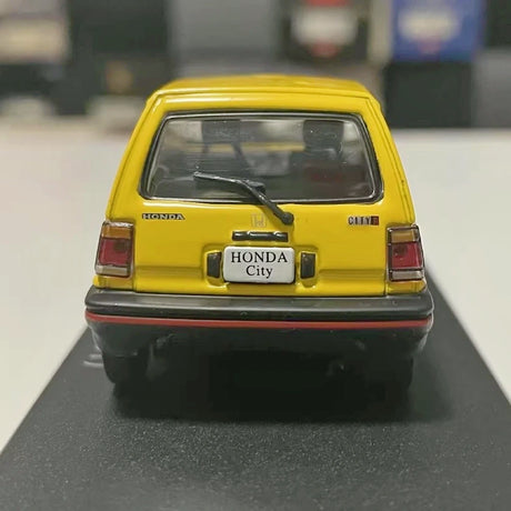 [Norev] 1:43 Honda 1981 City Yellow Model Car Die-Cast