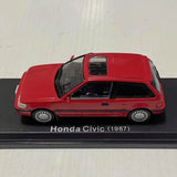 [Norev] 1:43 Honda 1987 Civic EF rouge voiture miniature Die-Cast