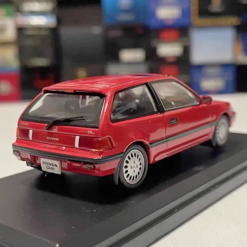 [Norev] 1:43 Honda 1987 Civic EF Red Model Car Die-Cast