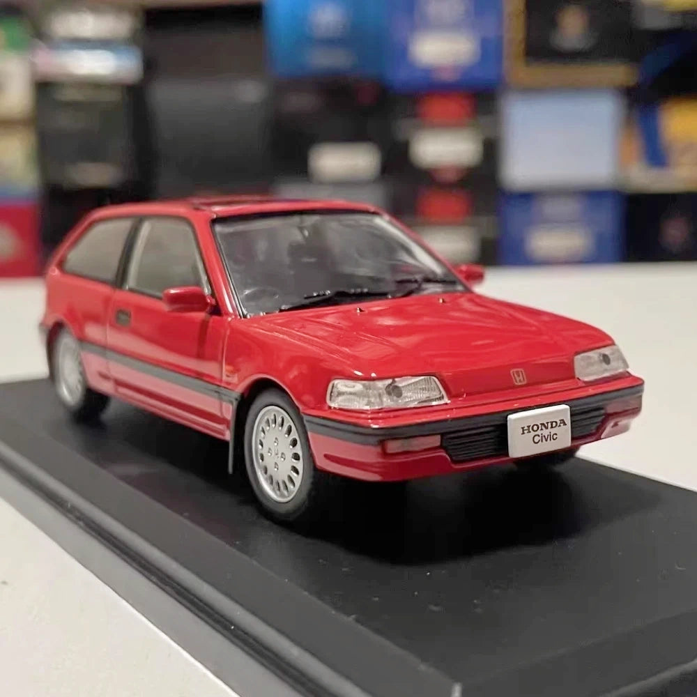 [Norev] 1:43 Honda 1987 Civic EF Red Model Car Die-Cast