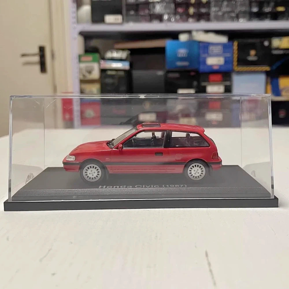 [Norev] 1:43 Honda 1987 Civic EF Red Model Car Die-Cast