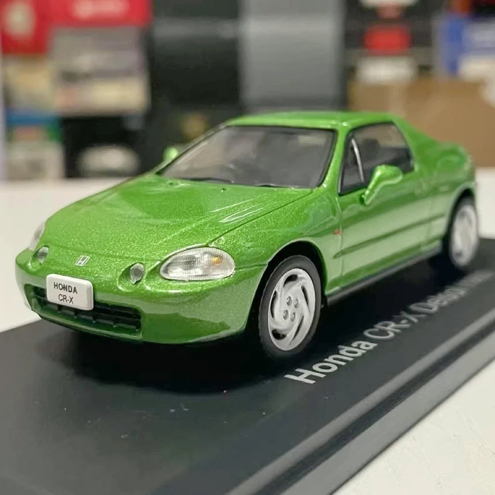 [Norev] 1:43 Honda 1992 CR-X EG2 Delsol Green Model Car Die-Cast