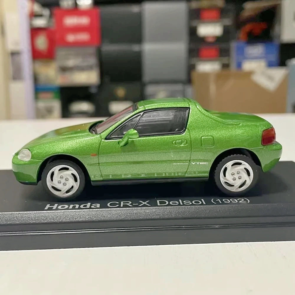 [Norev] 1:43 Honda 1992 CR-X EG2 Delsol Green Model Car Die-Cast