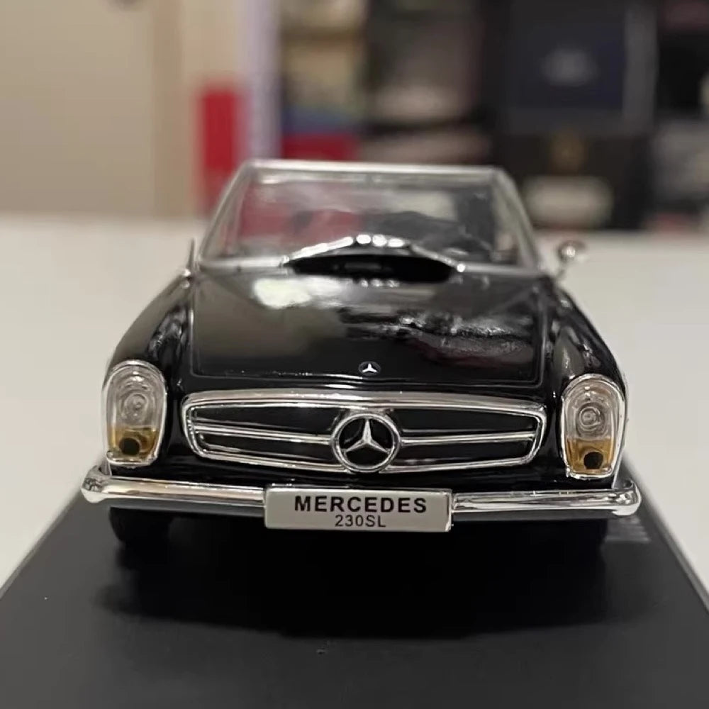 [Norev] 1:43 Mercedes-Benz 1963 230SL W113 Black Model Car Die-Cast