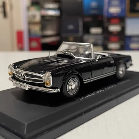 [Norev] 1:43 Mercedes-Benz 1963 230SL W113 Black Model Car Die-Cast