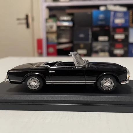 [Norev] 1:43 Mercedes-Benz 1963 230SL W113 Black Model Car Die-Cast