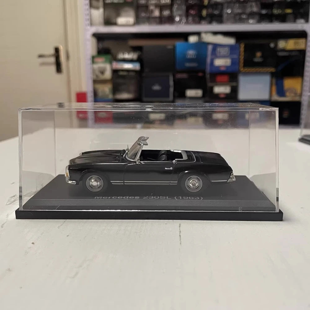 [Norev] 1:43 Mercedes-Benz 1963 230SL W113 Black Model Car Die-Cast