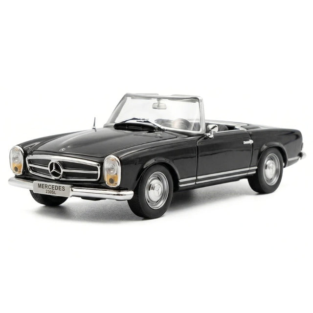 [Norev] 1:43 Mercedes-Benz 1963 230SL W113 Black Model Car Die-Cast