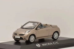 [Norev] 1:43 Nissan 2007 Micra C+C Brown Die-Cast