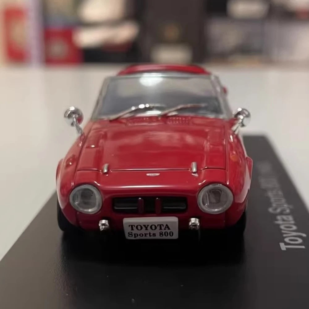 [Norev] 1:43 Toyota 1965 Sports 800 UP15 Red Model Car Die-Cast