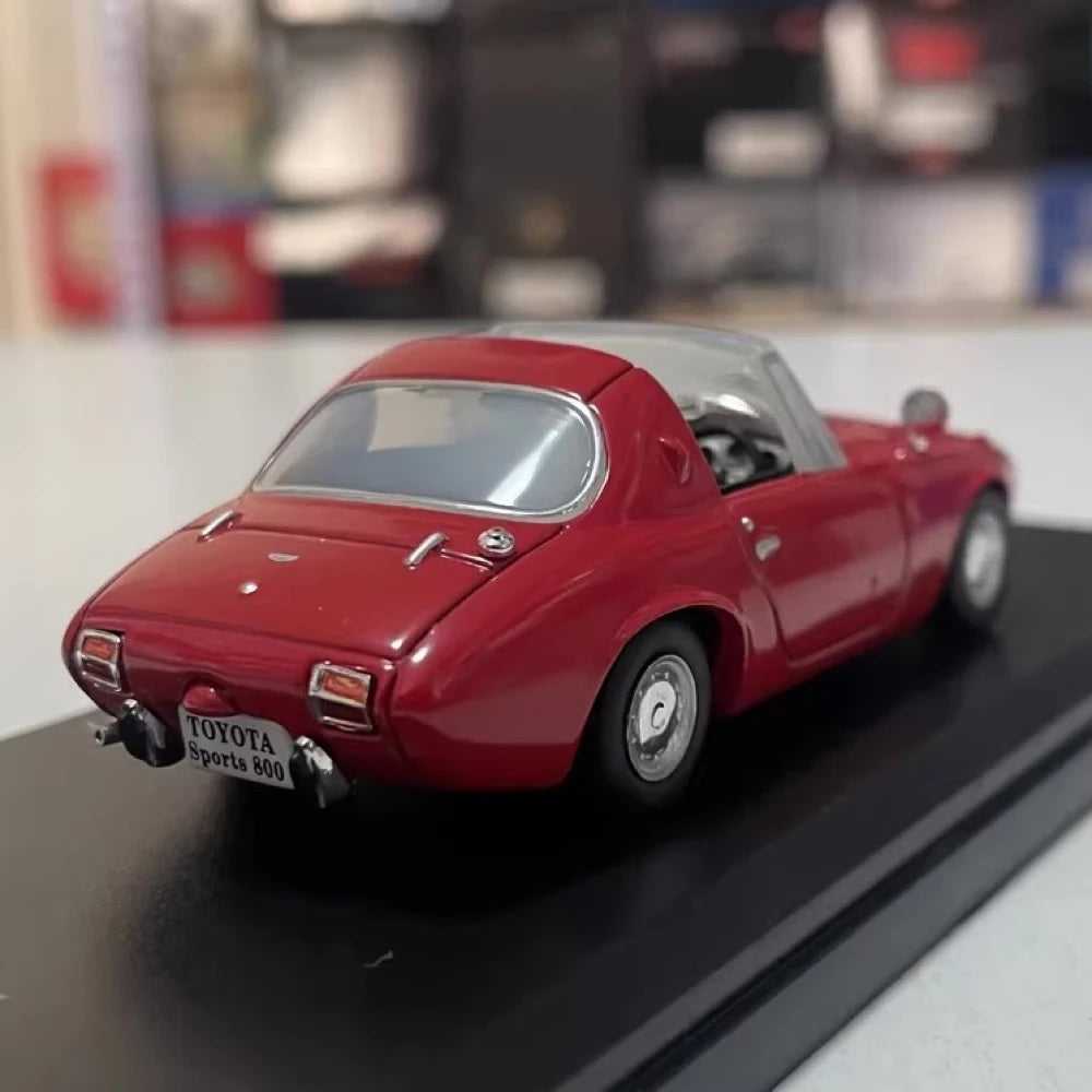 [Norev] 1:43 Toyota 1965 Sports 800 UP15 Red Model Car Die-Cast