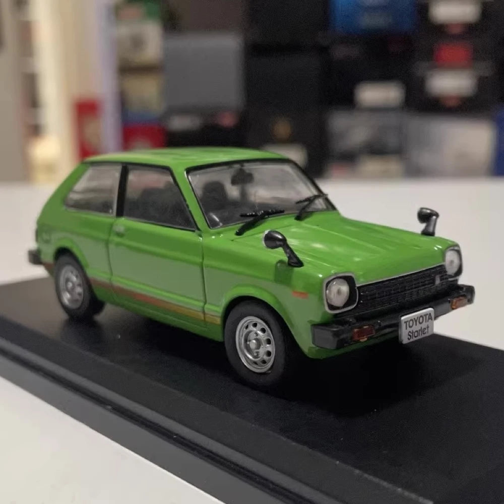 [Norev] 1:43 Toyota 1978 Starlet P60 Green Model Car Die-Cast