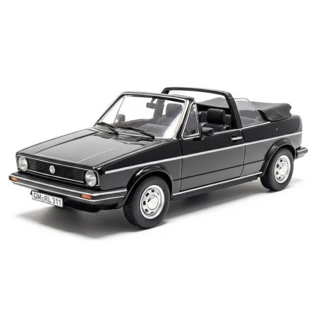 [Norev] 1:43 Volkswagen 1981 Golf Cabriolet ブラック モデルカー Die-Cast