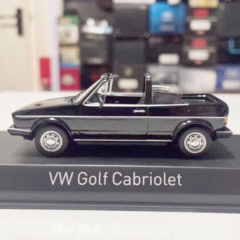 [Norev] 1:43 Volkswagen 1981 Golf Cabriolet ブラック モデルカー Die-Cast