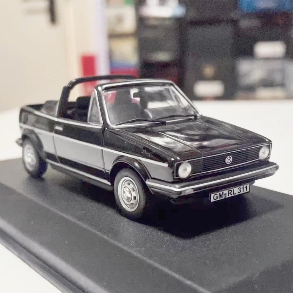 [Norev] 1:43 Volkswagen 1981 Golf Cabriolet ブラック モデルカー Die-Cast