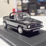 [Norev] 1:43 Volkswagen 1981 Golf Cabriolet ブラック モデルカー Die-Cast