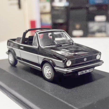 [Norev] 1:43 Volkswagen 1981 Golf Cabriolet ブラック モデルカー Die-Cast