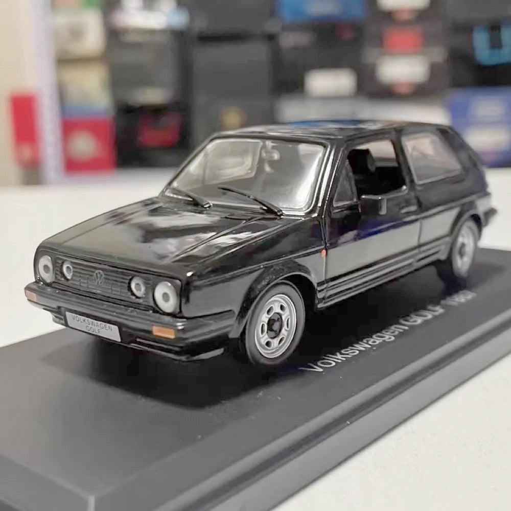 [Norev] 1:43 Volkswagen 1987 Golf Black Model Car Die-Cast