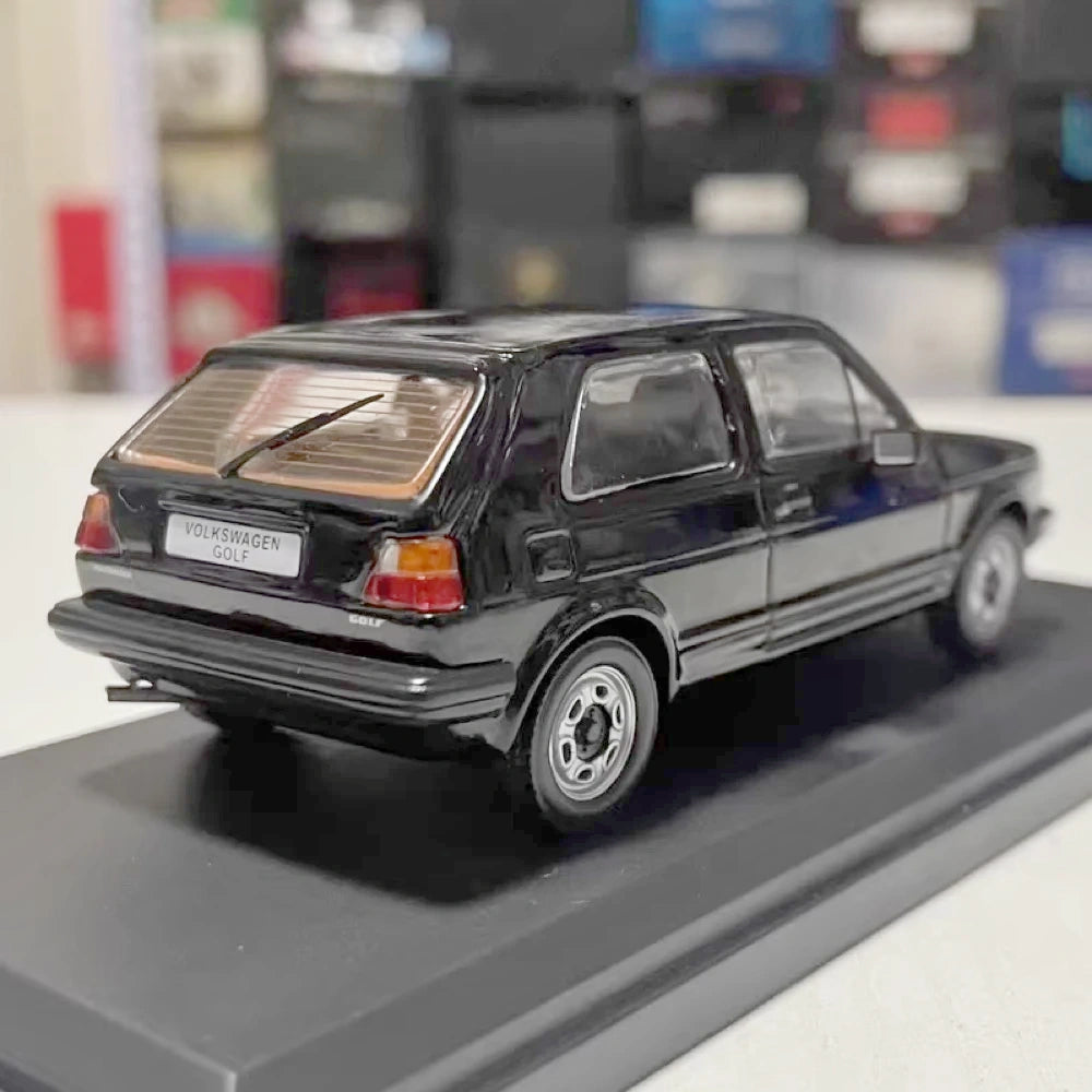 [Norev] 1:43 Volkswagen 1987 Golf Black Model Car Die-Cast