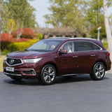 OEM Acura 2017 MDX 1:18 – modelo de coleção em metal fundido