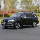 OEM Acura 2017 MDX 1:18 – modelo de coleção em metal fundido