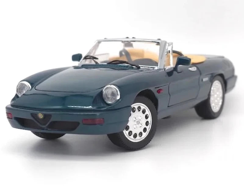 [OEM] 1:18 Alfa Romeo 1990 Spider Series 4 Blue Model Car Die-Cast