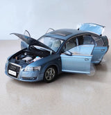 [OEM] 1:18 Audi 2004 A6L C6 Blue Model Car Die-Cast