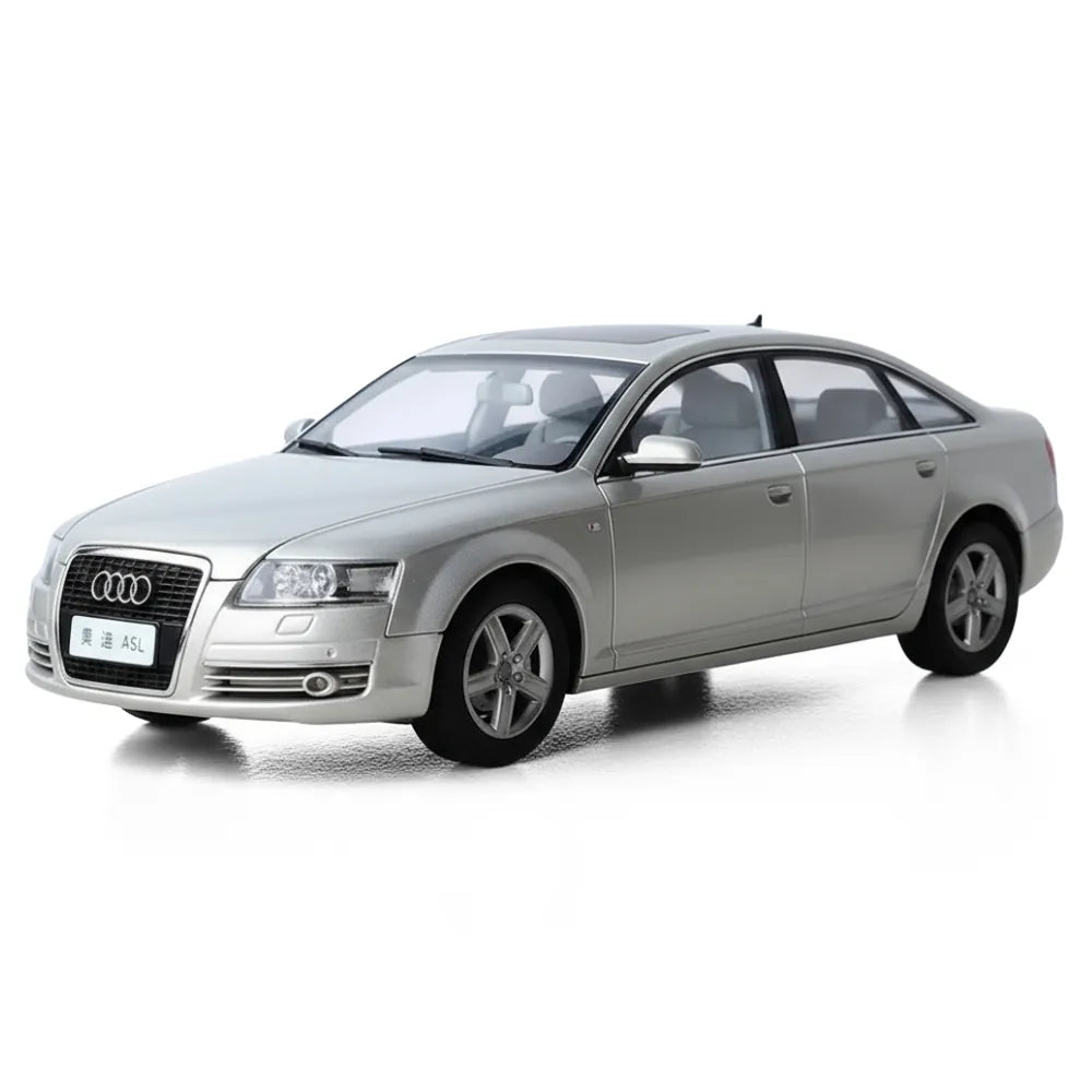 [OEM] 1:18 Audi 2004 A6L C6 Silver Model Car Die-Cast